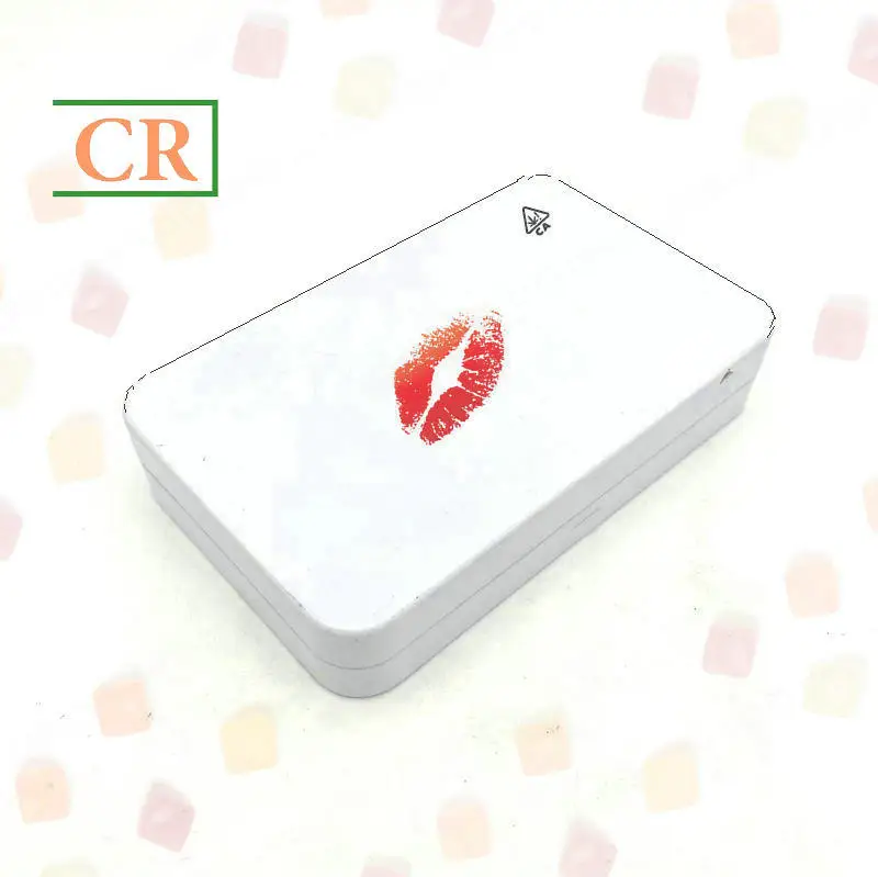 
Airtight and Sealed Rectangular Hinged Childproof Tin Boxes for Edibles or Prerolls Packaging Directly withour Shrink wrapping 