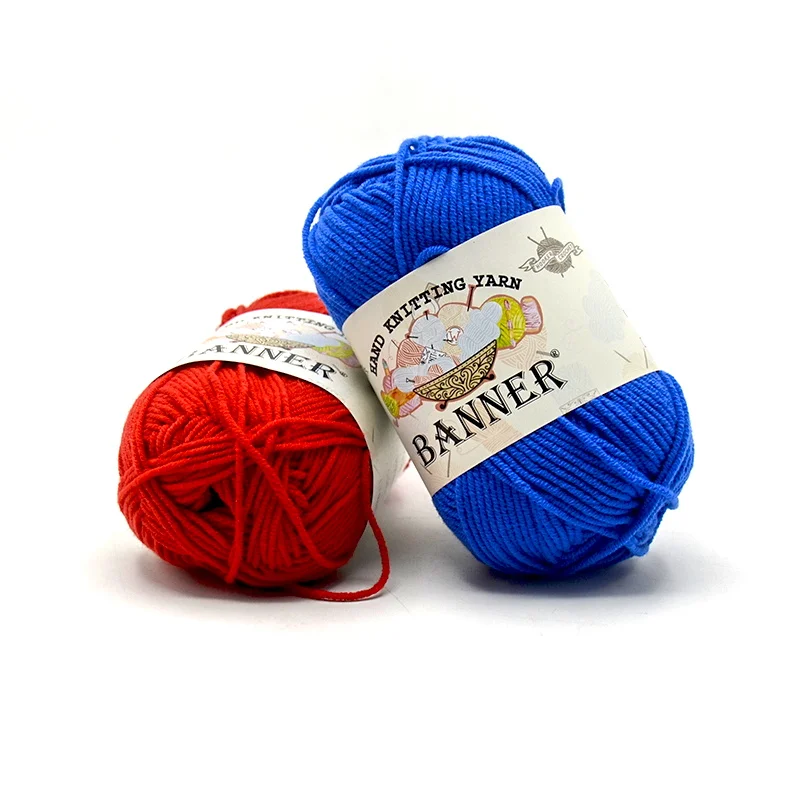  Blended Cotton Combed Milk Yarn For Hand