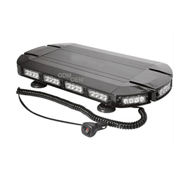 HSM646 magnetic roof mount emergency vehicle strobe warning LED mini light bar