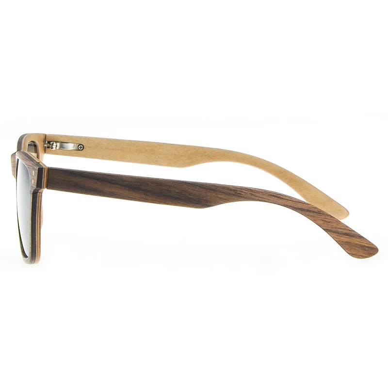 China manufacturers unisex polarized lens wood frames custom sunglasses