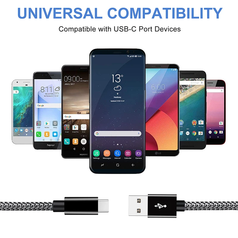  Кабель для зарядки USB 2 0 60W type