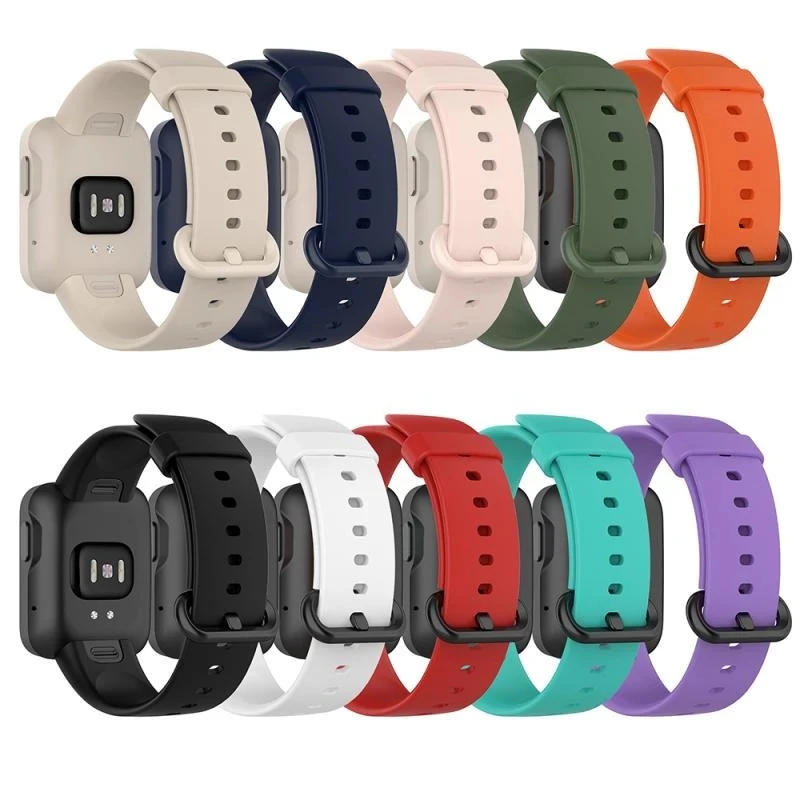 Replacement Strap For XiaoMi Mi Watch Lite Strap Silicone Watchband For XiaoMi Mi Watch Lite Smart Watch Strap Bracelet