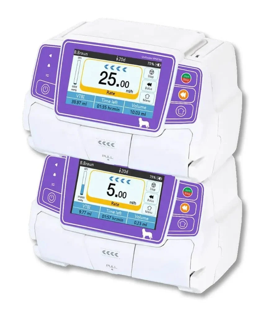 High Grade Animal Infusion Pump Veterinary Infus Set Bomba Infusion Portable IV Pump Syringe Two Channels Drip Bump