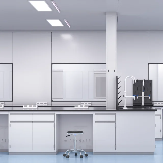Chemical-resistant workbenches island lab furniture table physical laboratory desk electronic lab work table