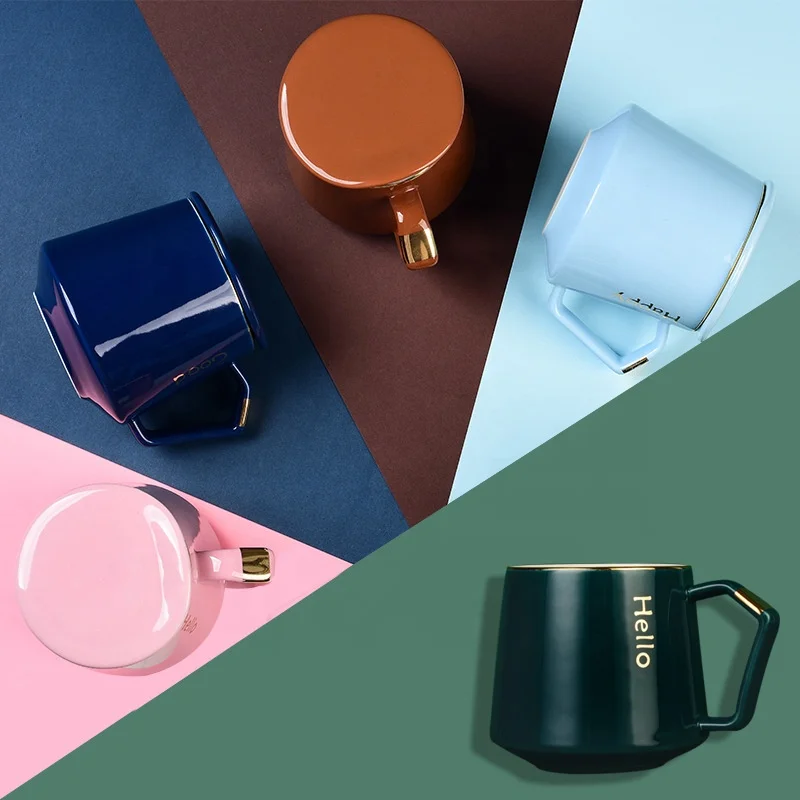 Mikenda Coffee Mugs Custom Logo Ceramic Tea Mug Ceramic Coffee Cups