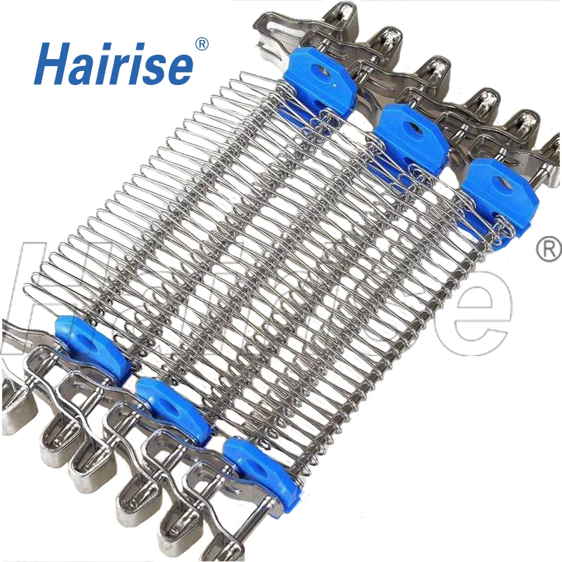Hairise small stainless steel slat top conveyor chain for automatic conveyor system