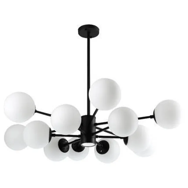 Hot selling Nordic modern minimalist creative personality wrought iron chandelier for living room bedroom