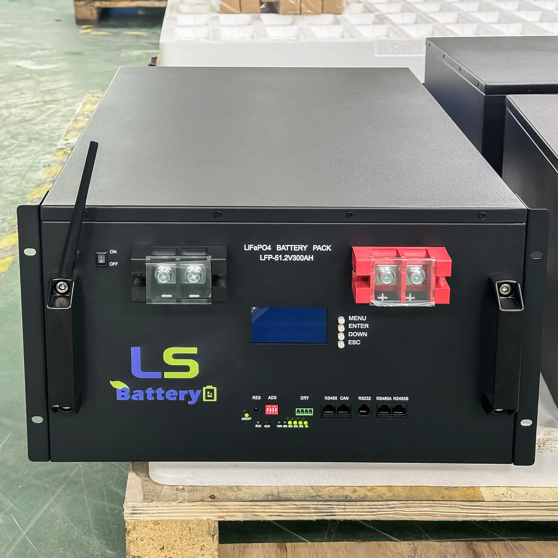 15KWH 51.2V300AH 48V200AH 300AH монтируемая в стойку аккумуляторная батарея 51 2 V 100AH 5120WH WiFi Bluetooth Lifepo4