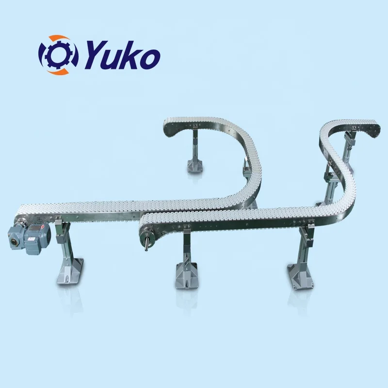 Customizable automatic flexible conveyor system powered water proof flexible conveyor