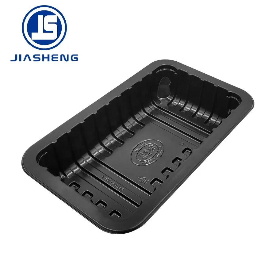 biodegradable fresh food box tray vacuum forming food packaging tray