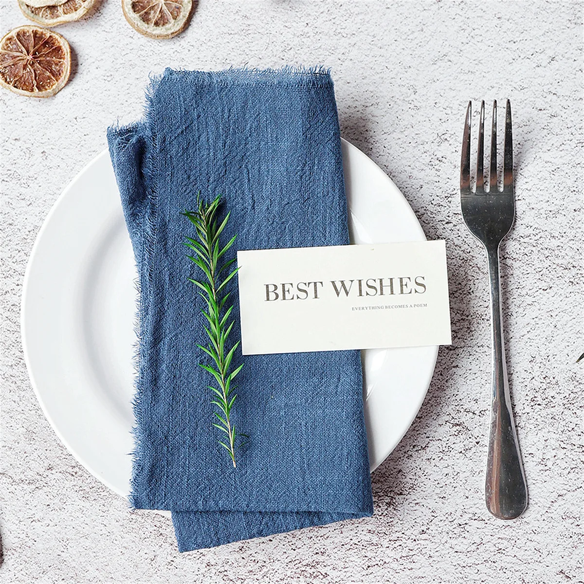 Custom Cotton Dinner Wedding Napkins Cloth Wholesale Modern Solid Color Parties Restaurant Cocktail Elegant Table Hand Towels