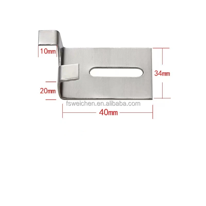 Dry Granite Stone Clamp Curtain Wall Fittings L Anchor