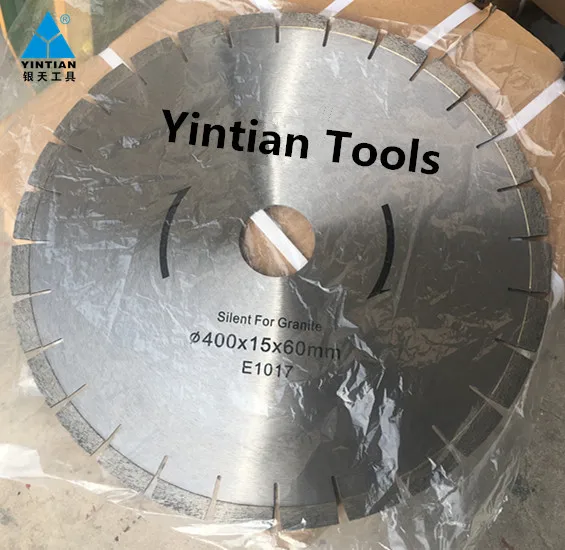 Hubei Yintian Premium Silent 400mm 16inch Diamond Saw Blade Cutter Granite Abrasive Cutting Disc