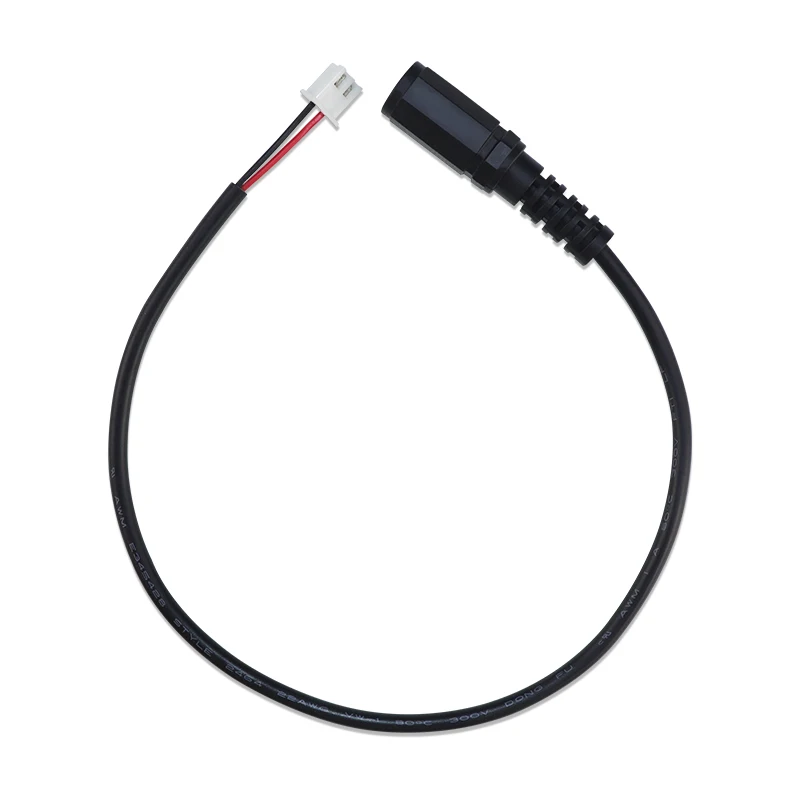 DC Female To 2 Core Wire xh 2.54 battery Terminal connecting dc Cable 5.5 X 2.1mm od 3.5mm DC Power Plug Connector Cable