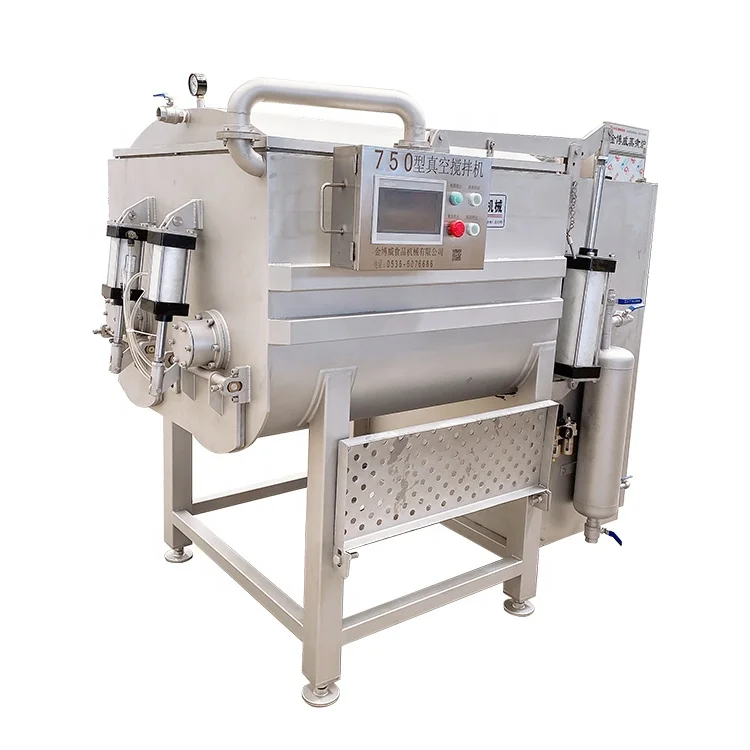 Stainless Steel Vacuum Stuffing Mixer Touch Screen Controller Adjustable Vacuum Mixer