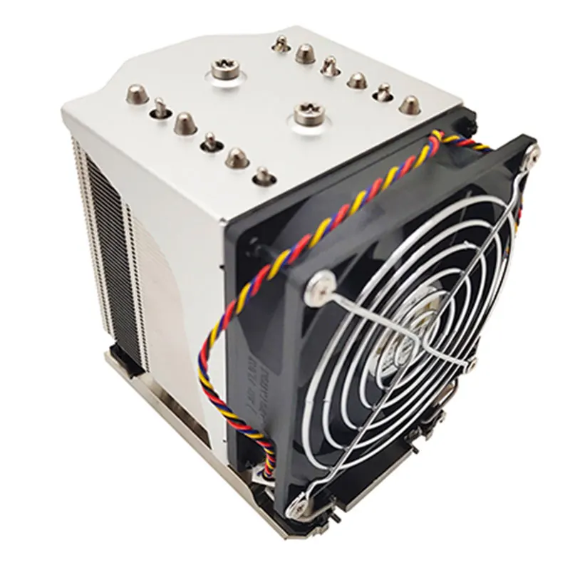 COOLSERVER R96 CPU Server Cooler Fan 4pin 6 heatpipe 240W heat sink Active cooling Fan For Intel LGA 1700 LGA3647 Quiet Radiator
