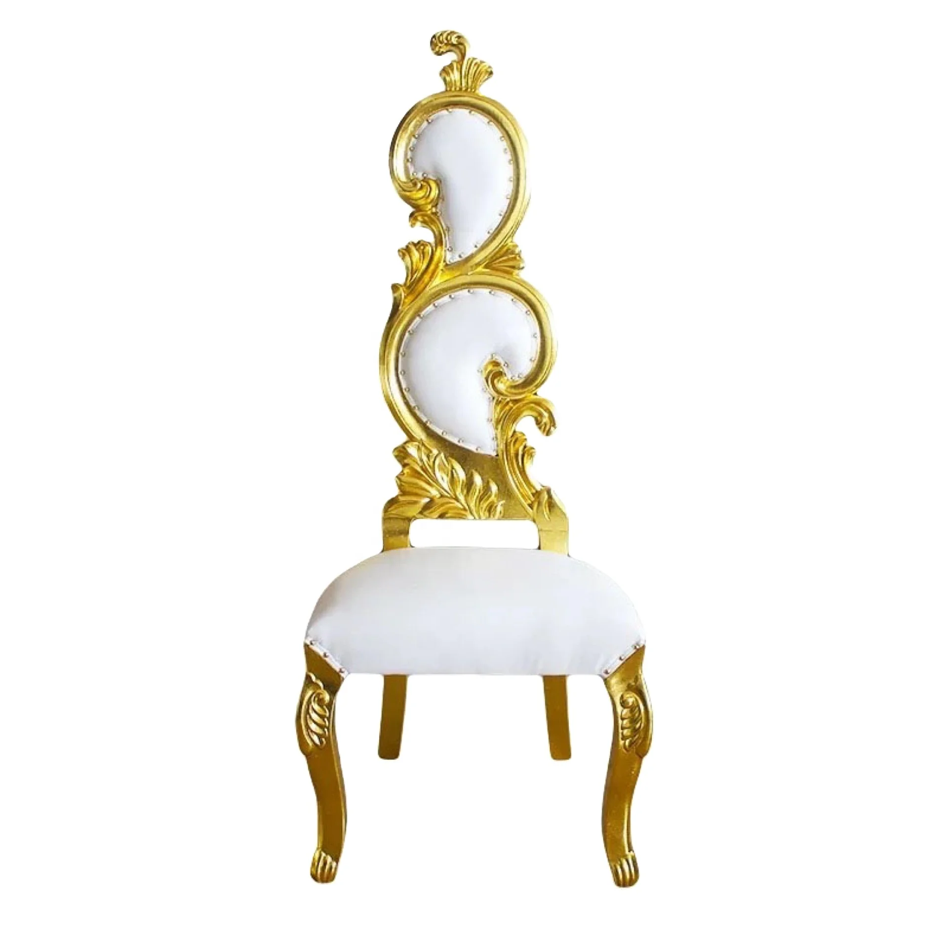 Luxury classic modern style wooden high back wedding event hotel party sofa chair