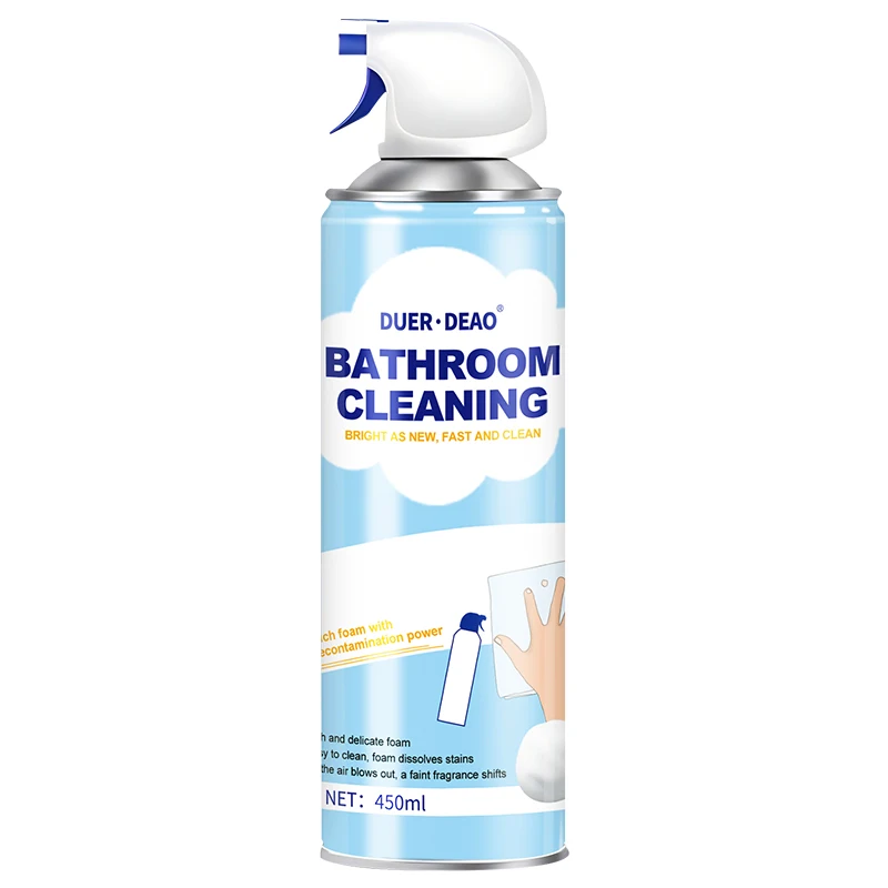 Bathroom Cleanser Bubble Cleanser 450ml Toilet Cleanser Decontamination and Descaling Manufacturer OEM Custom