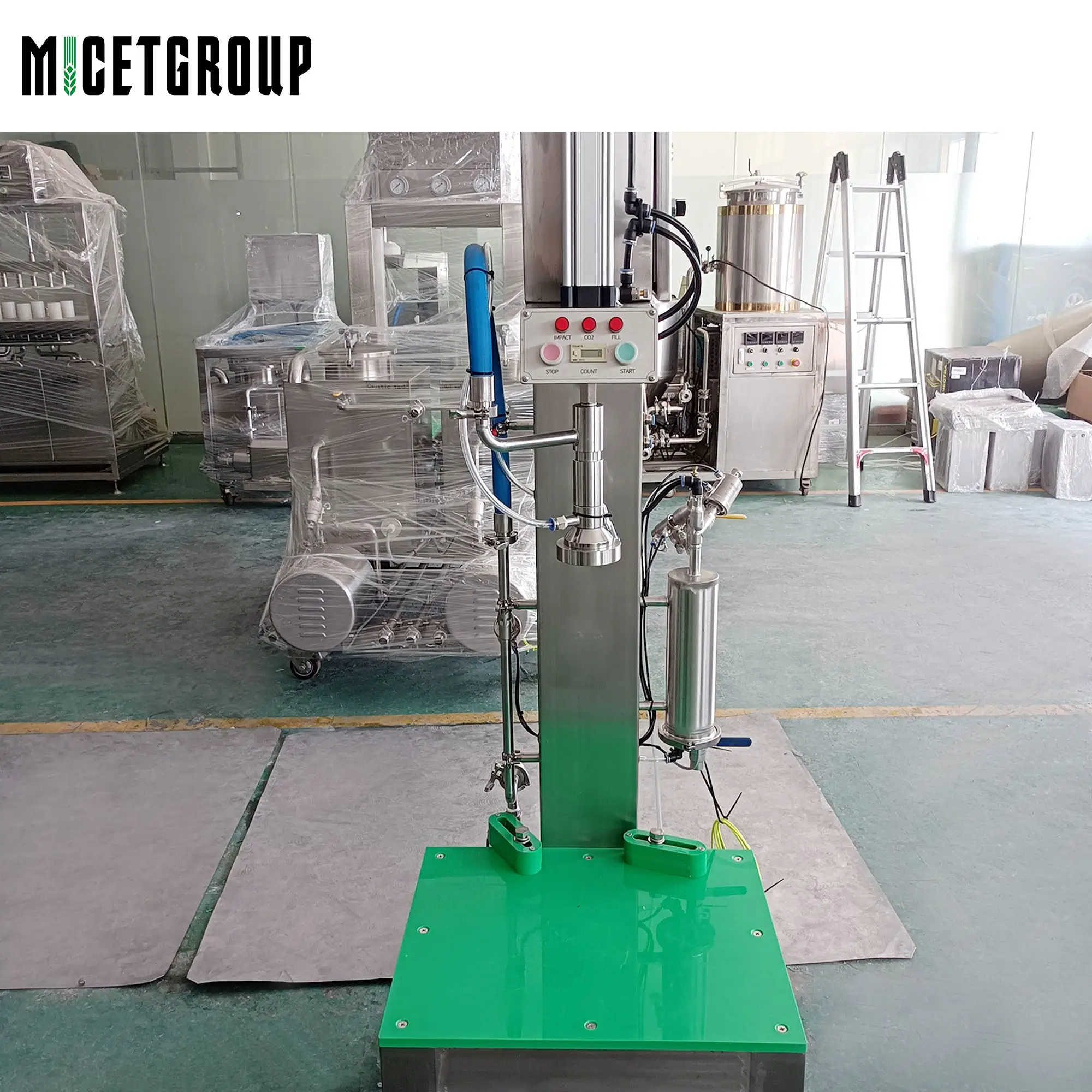 One Station automatic isobaric beer keg filling machine single head barrel filler