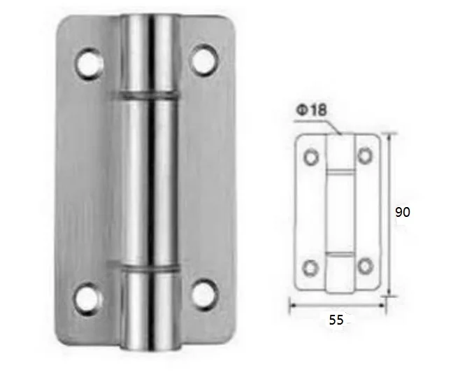 toilet cubicles door hinge accessories P001FC public WC  bathroom  hardware and  partition  fittings