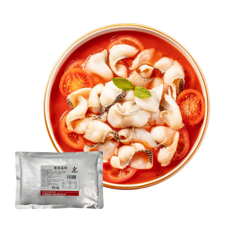 Tomato Hotpot Base Commercial Hot Pot Base Material Hot Pot Ingredient with Sichuan Flavor Hot Pot Soup Base Seasoning