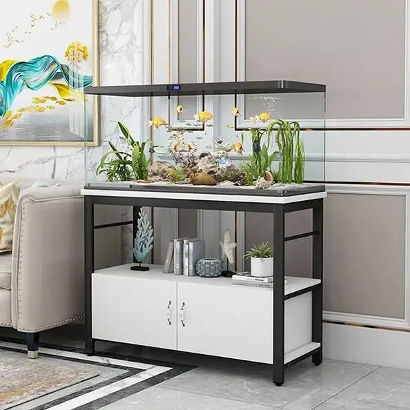 factory  Simple fish tank cabinet fish tank rack metal frame  aquarium custom-made small fish tank base cabinet multi-color