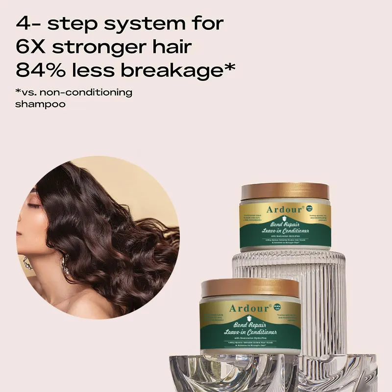 customized hair care product manufacturer heaMoisture Bond Repair Leave-In Conditioner Amla Oil to Strengthen and Repair Curls