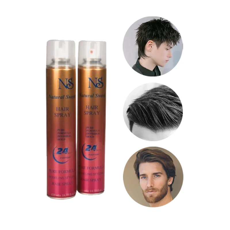 Good Selling Not Greasy Frizz Lasting Strong Hair Styling Hold Spray