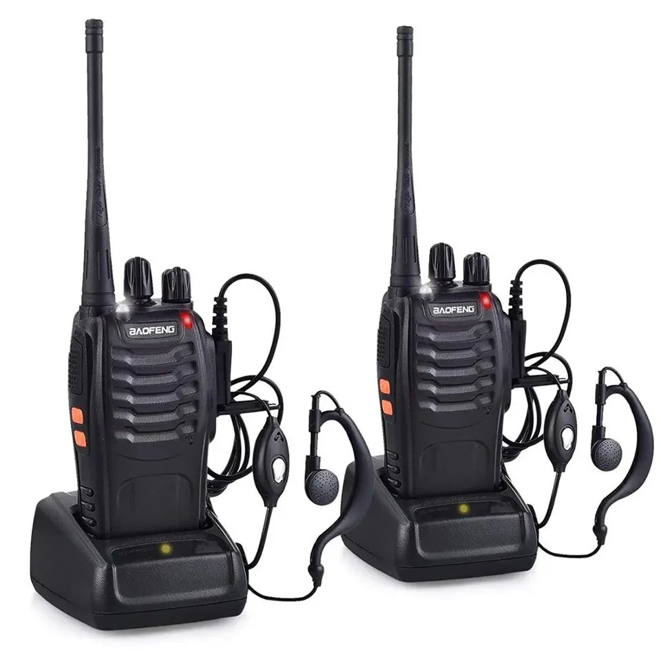 Baofeng BF-888S dual band amateur radio walkie-talkie Baofeng 888s handheld radio with headphones