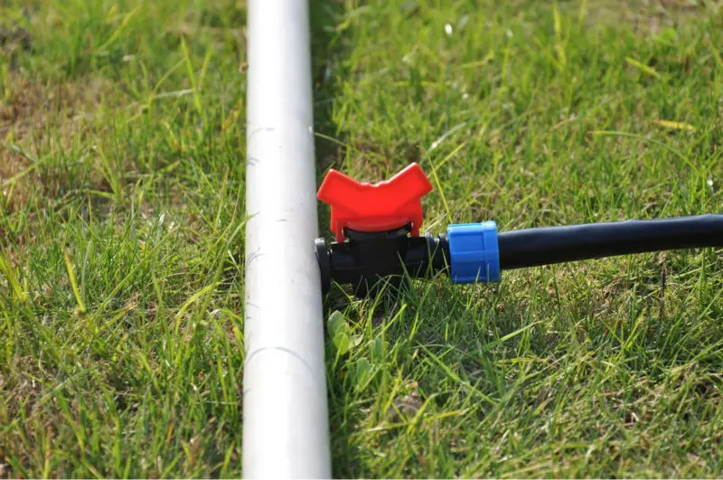 plastic mini valve  PE pipe connector for drip irrigation