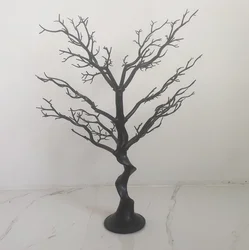 mini black bendable Christmas plastic tree for wedding supplies