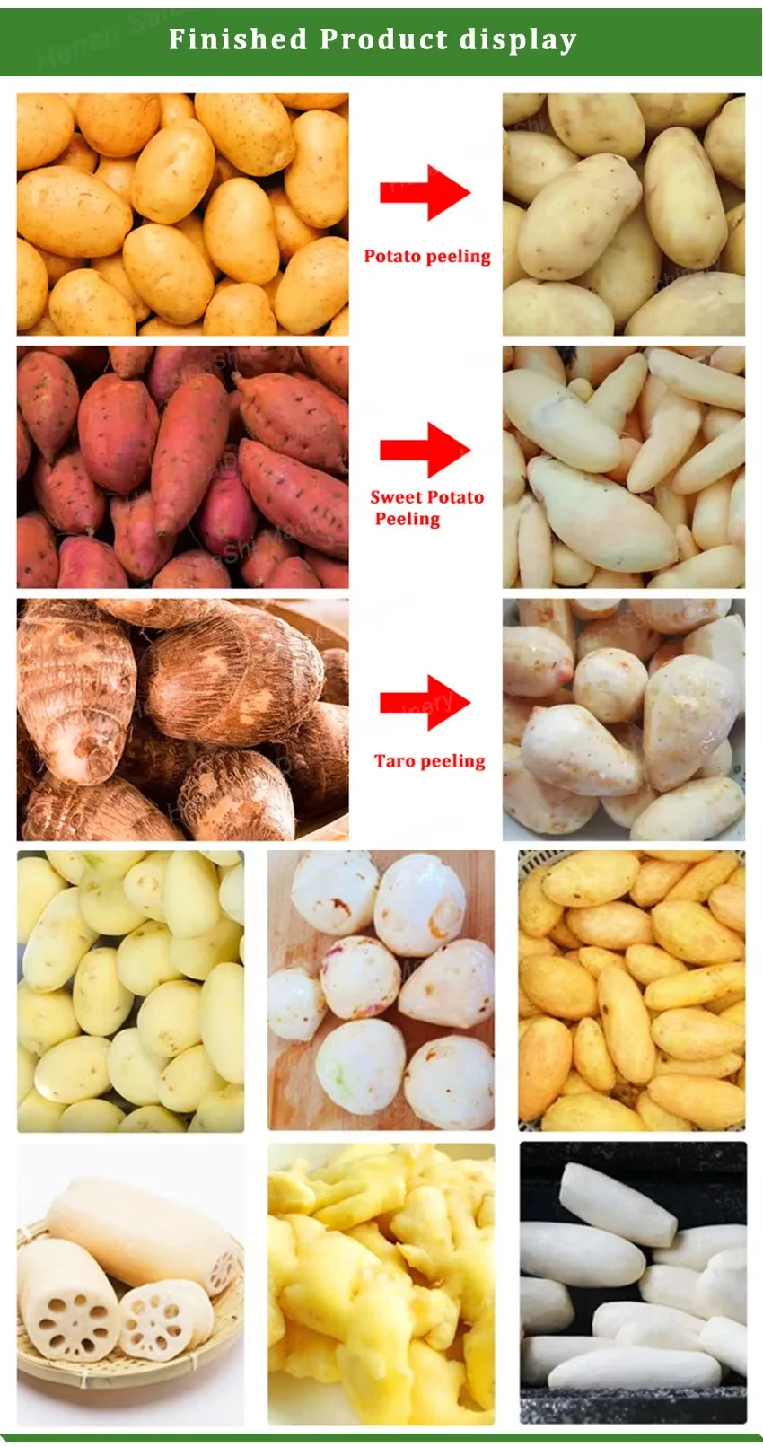 Electric Commercial Industrial Brush Roller Vegetable Carrot Sweet Potato Cleaning Washer Washing And Peeling Peeler Machine