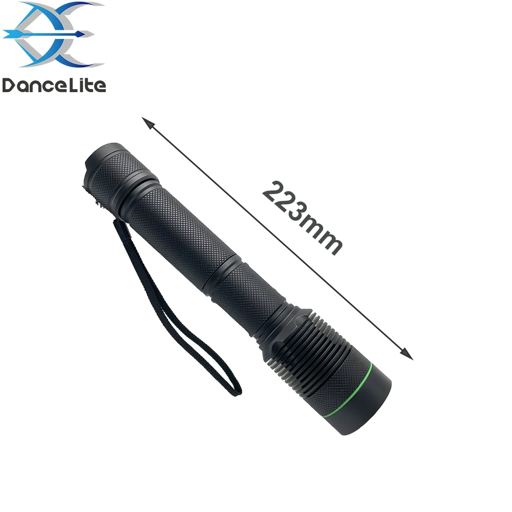 Customized Midwave UVB High Power Ultraviolet Light MW 310nm Wavelength LED Flashlight For Medical Torch (ZWB3 Filter)