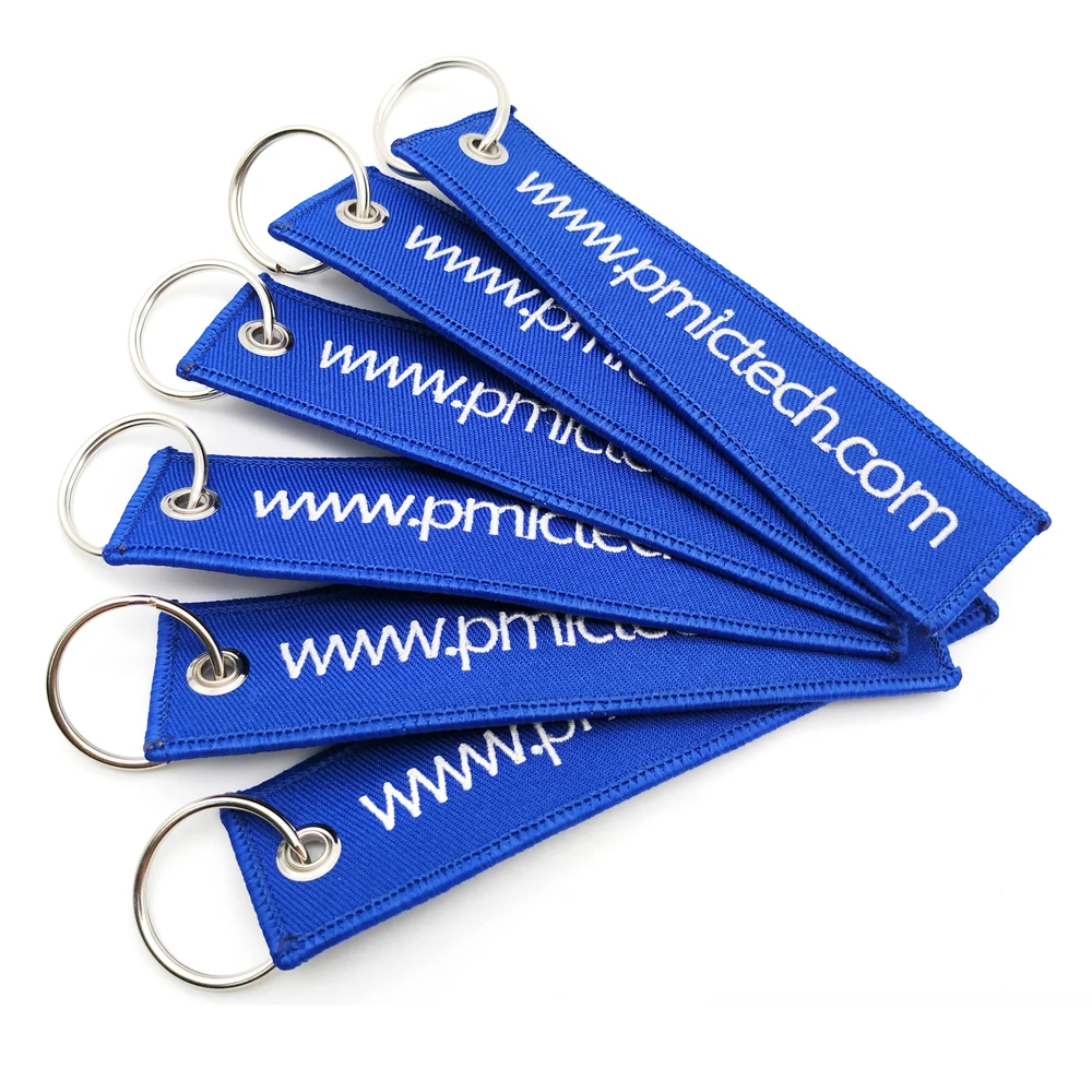 Заводская цена вышивка двухсторонняя ткань летные брелки брелок для мотоцикла автомобиля