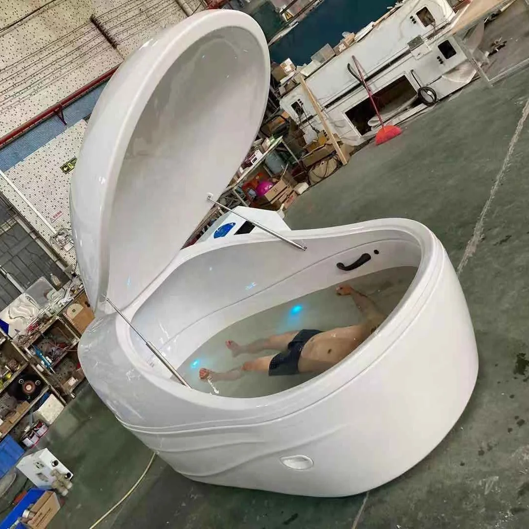 High-end Hotels Villas Ideal Meditation floating Relax Mind and Body stress relief Sensory Deprivation salt Isolation pod tanks