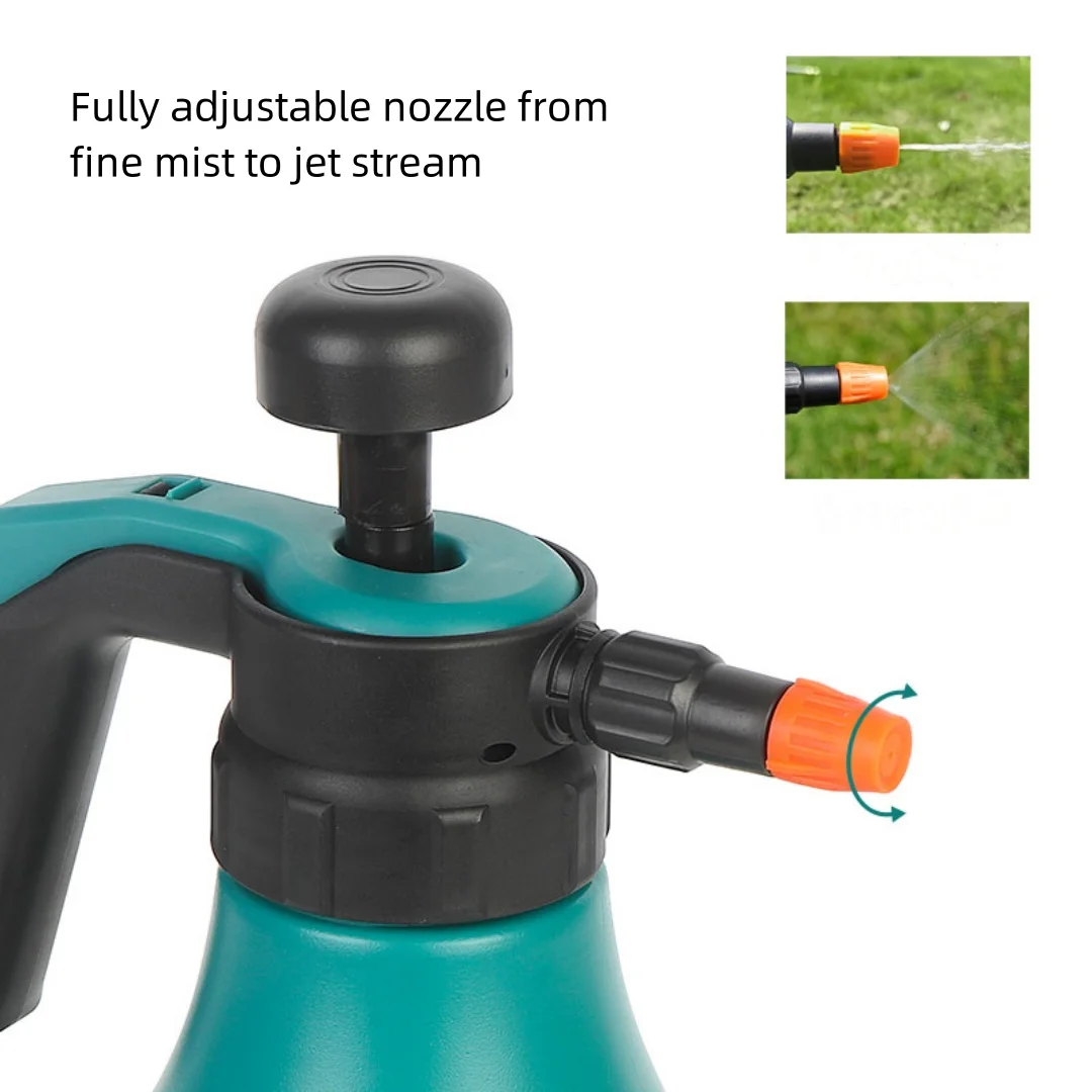 GARTENKRAFT Garden Hand Pump Pressure Fine Mist Water Sprayer With Transparent Plastic Bottle