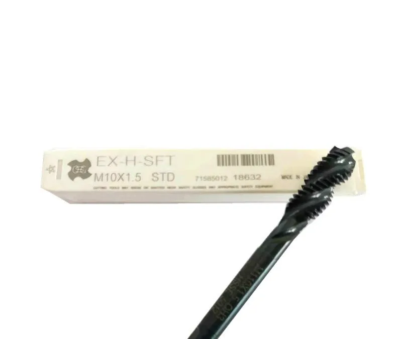 OSG 18TPI HSS Taps Black Coated Spiral Flute Die Thread Cutting Machine Tap Titanium Carbide Coating Stainless Steel Model Taps