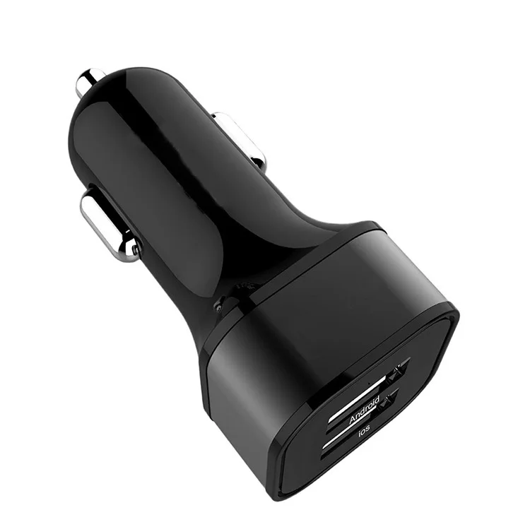  Автомобильное зарядное устройство 24 Вт 4.8A 2 USB универсальный компактный 12 вольт интеллектуальная зарядка технология