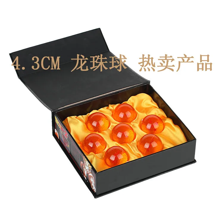 Linda toy New Arrival Dragoned-Balls Z Set 1-7 Stars Anime Figures Toys Dragon-Ball Ball  Craft Ornament Resin Anime Toy