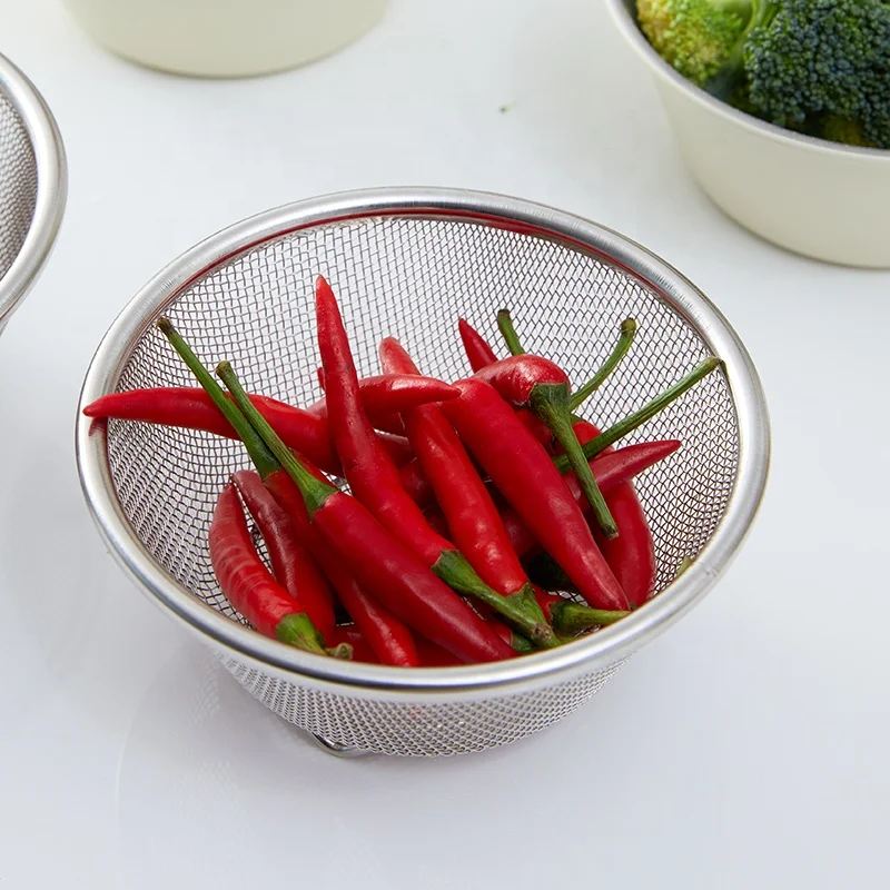 High quality stainless steel cone mesh strainer juicer filter colander