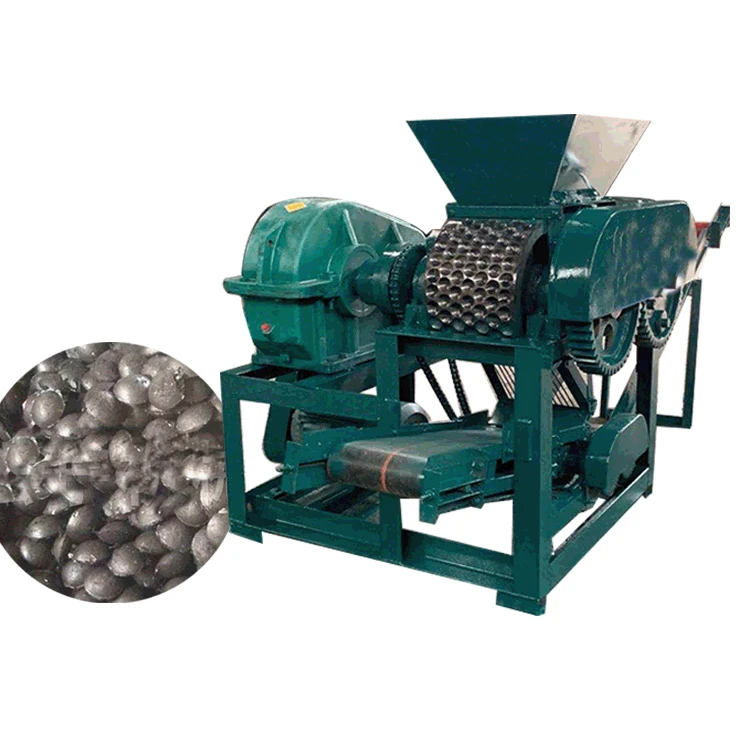 Industry Bbq Coal Powder Ball Press Machine Charcoal Briquette Making Machine