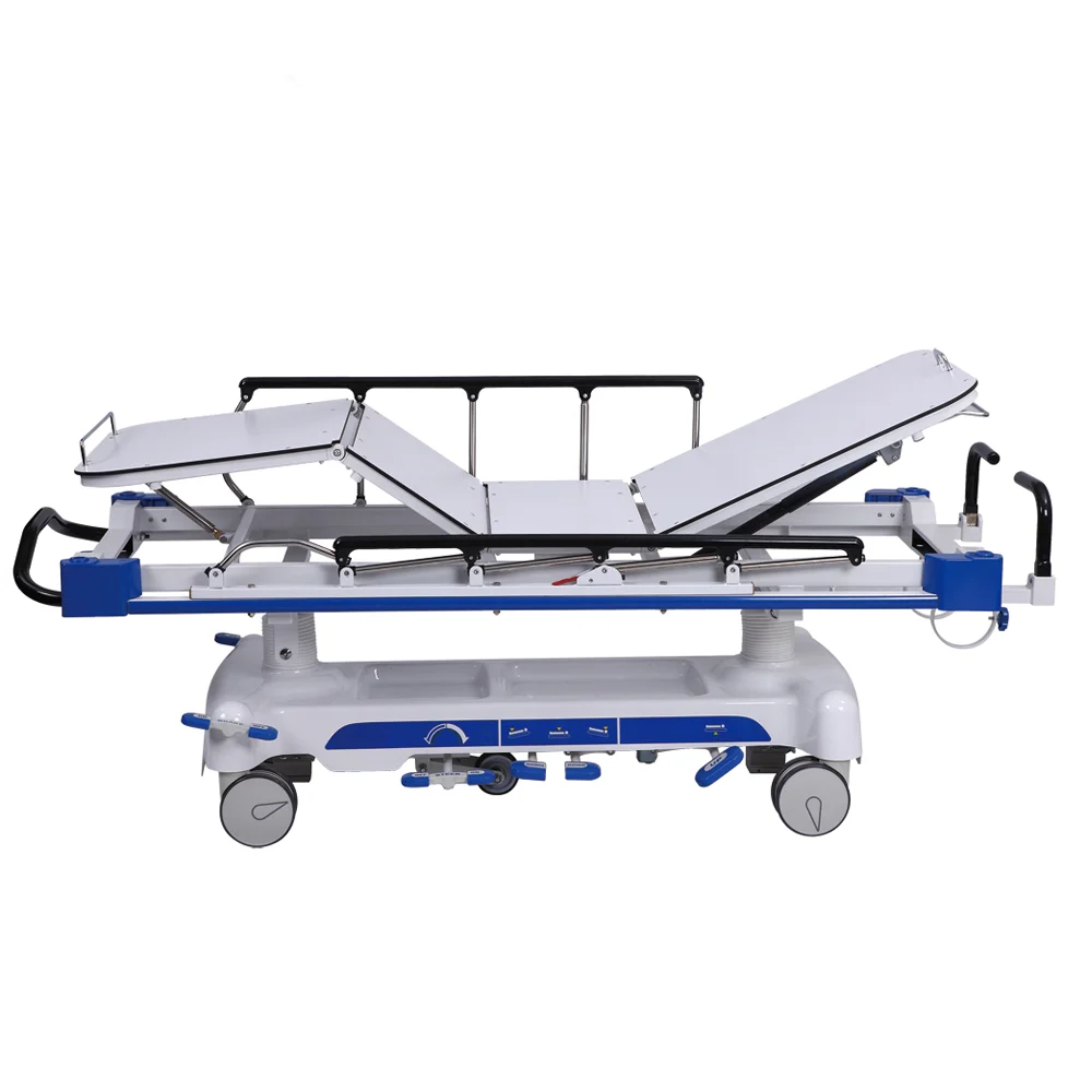 
medical equipment hydraulic rise&fall patient transfer stretcher 