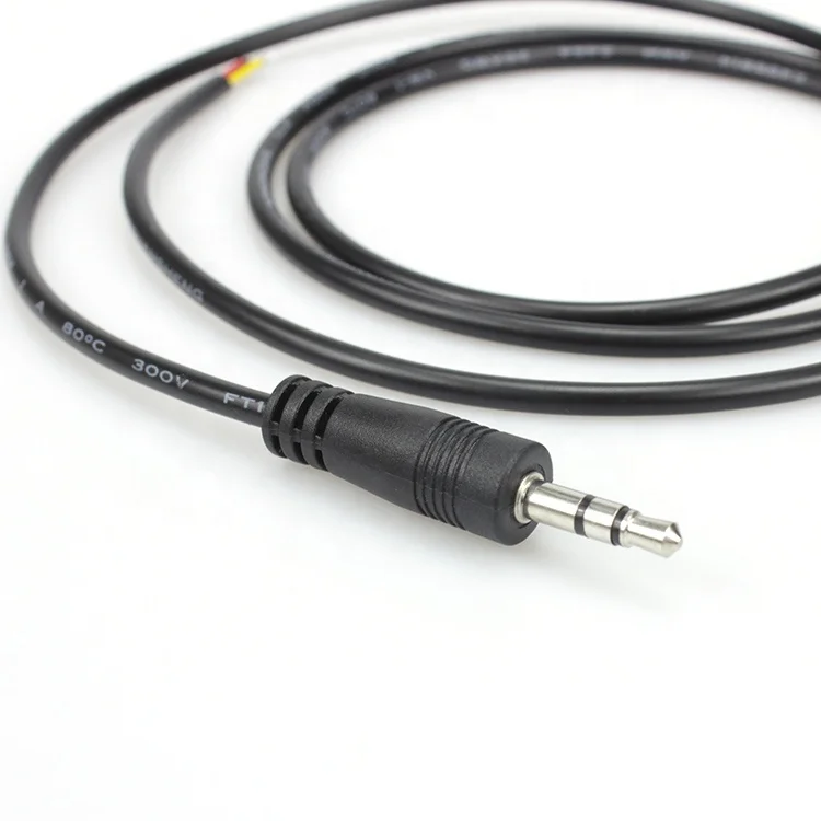 Customize 3.5mm Male Stereo Jack (TRS) to Open Wire AUX