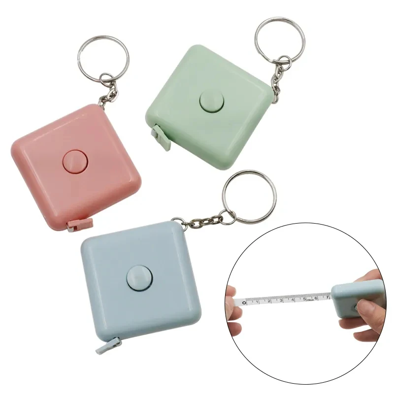 150cm/60 Inch Body Measuring Tape Automatic Telescopic Tape Measuring Ruler Film Body Metric Centimeter Soft Tape