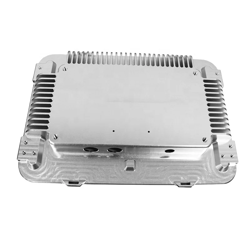 Custom Electronic Parts Aluminum Radiator Parts Color Anodizing CNC Machining Service