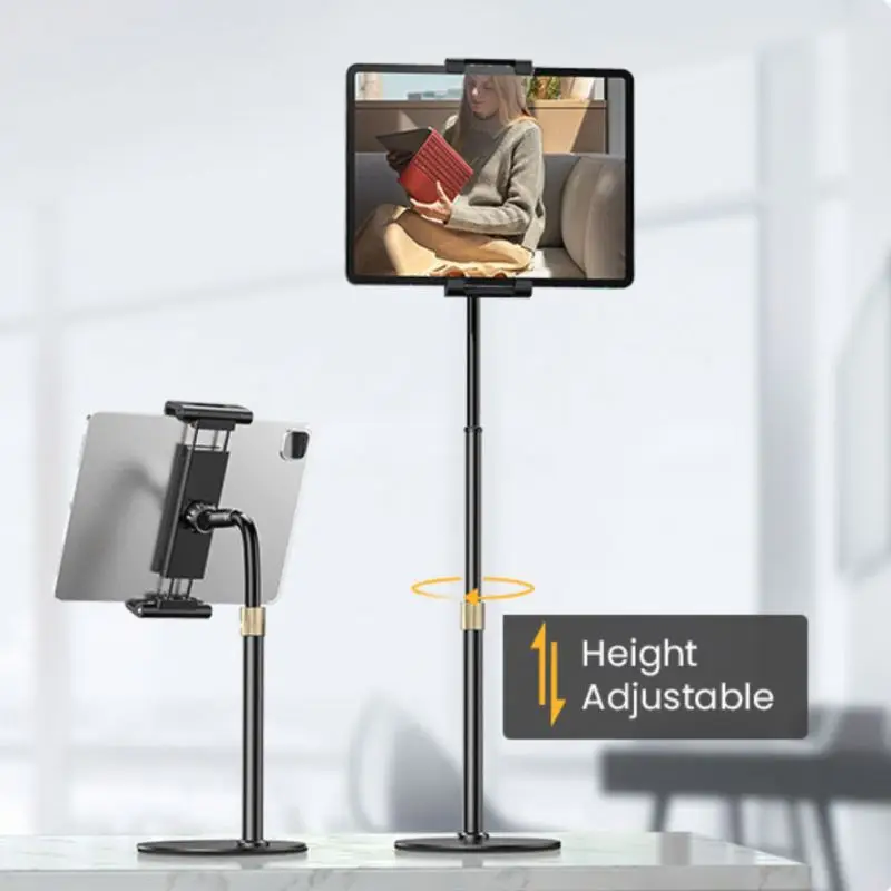 Universal aluminum foldable adjustable flexible desk tablet holder stand phone for ipad holder for bed