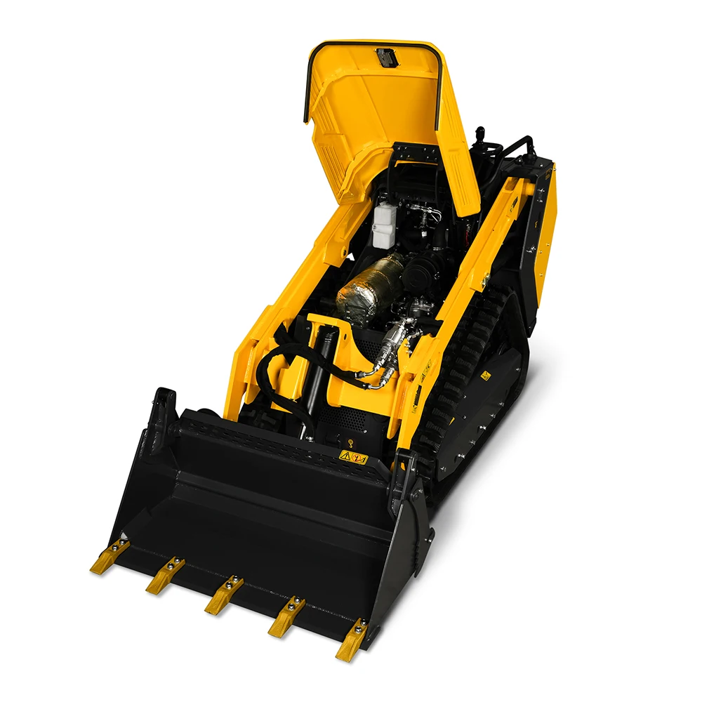 AUSTTER CE Diesel Engine 1000lb Operating Capacity (35%) Crawler Skid Steer Mini Loader