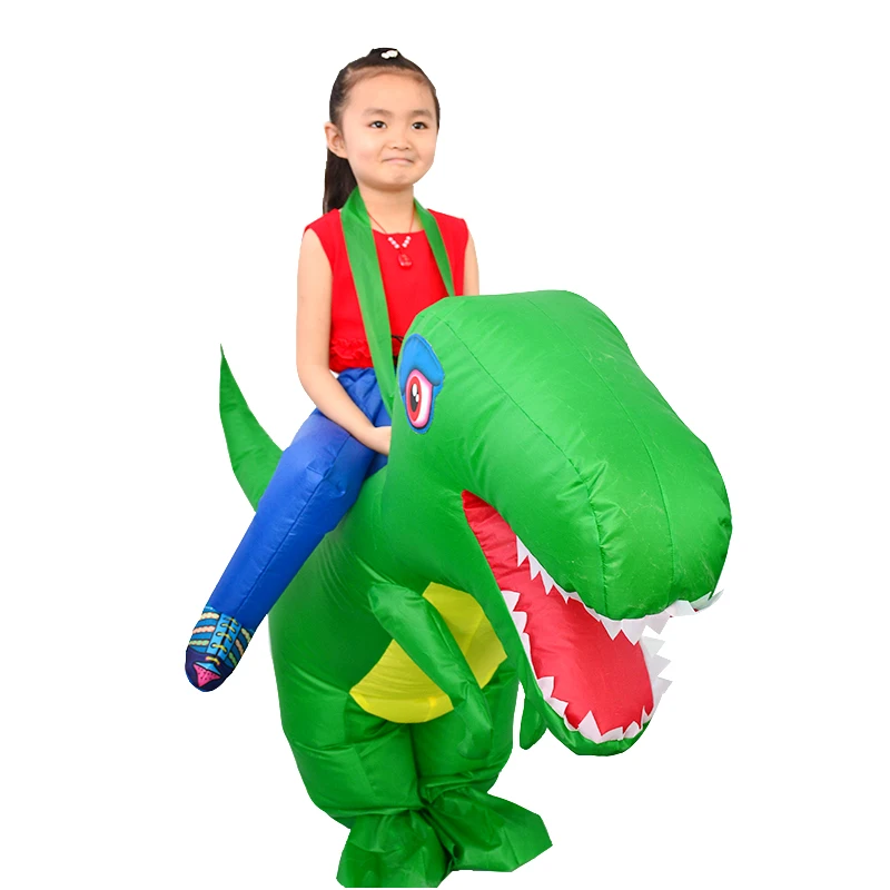 Новое поступление Хэллоуин надувной динозавр T-rex костюм подарок для вечеринки детский динозавра детей 70-100 см
