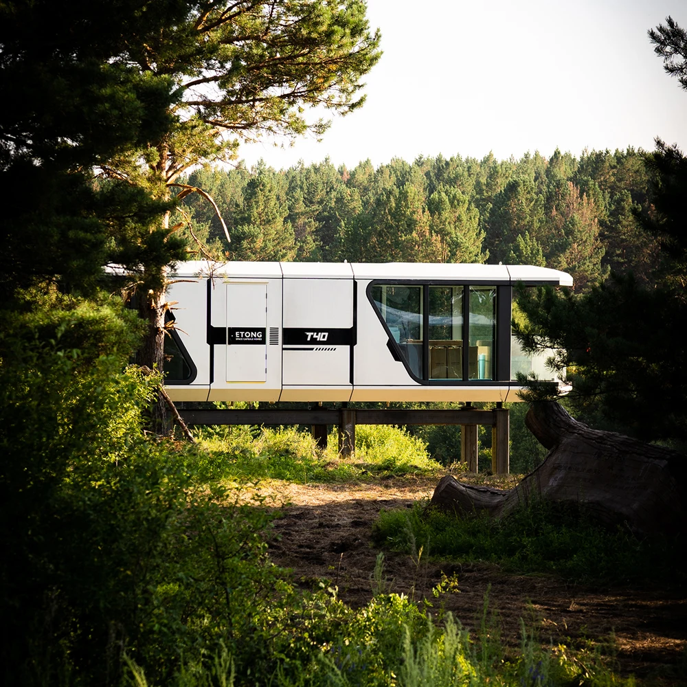 2024 Custom prefabricated module house glamping container house de luxe tiny homes ready to ship