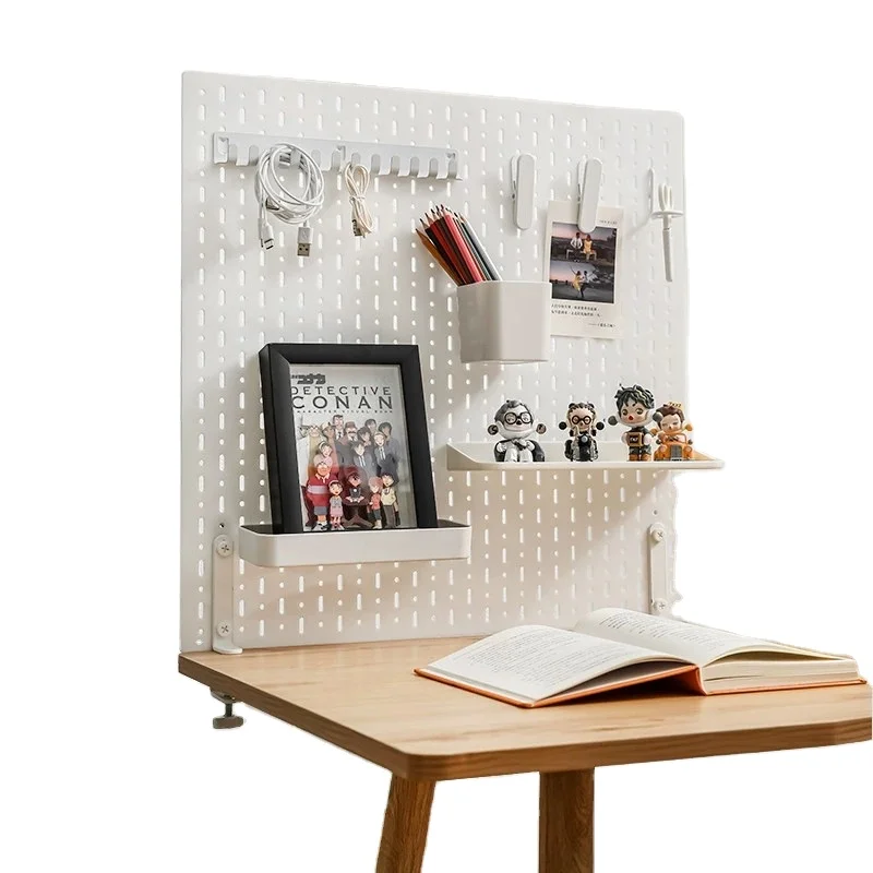 No-Punch Hole Board Storage Den Bathroom Wall Mounted Organizer Combination Storage Holes